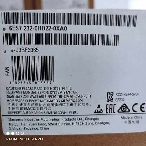 议价西门子模拟量输出模块6ES72320HD220XA0现货6ES7232-0HD22-0X