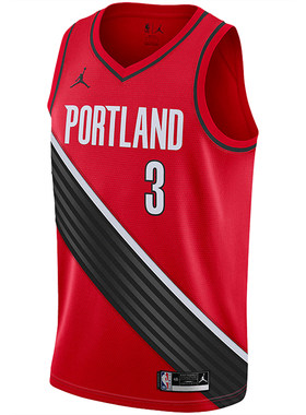 Nike/耐克正品 NBA 波特兰开拓者 麦科勒姆CJ3号限定球衣 CV9492