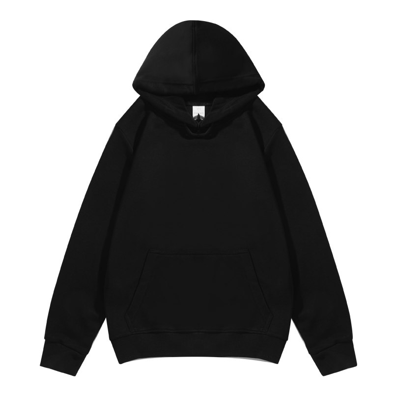 纯棉班服卫衣定制快餐店餐饮服务员工作服帽衫定制外套印字图logo