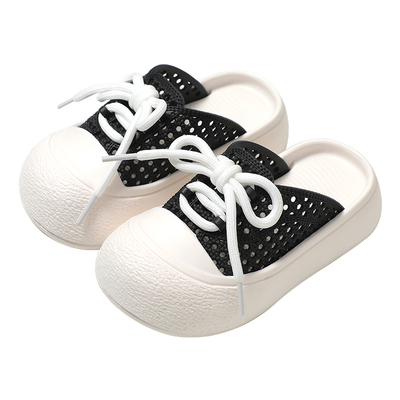 洞洞鞋儿童包头鞋防滑软底沙滩鞋