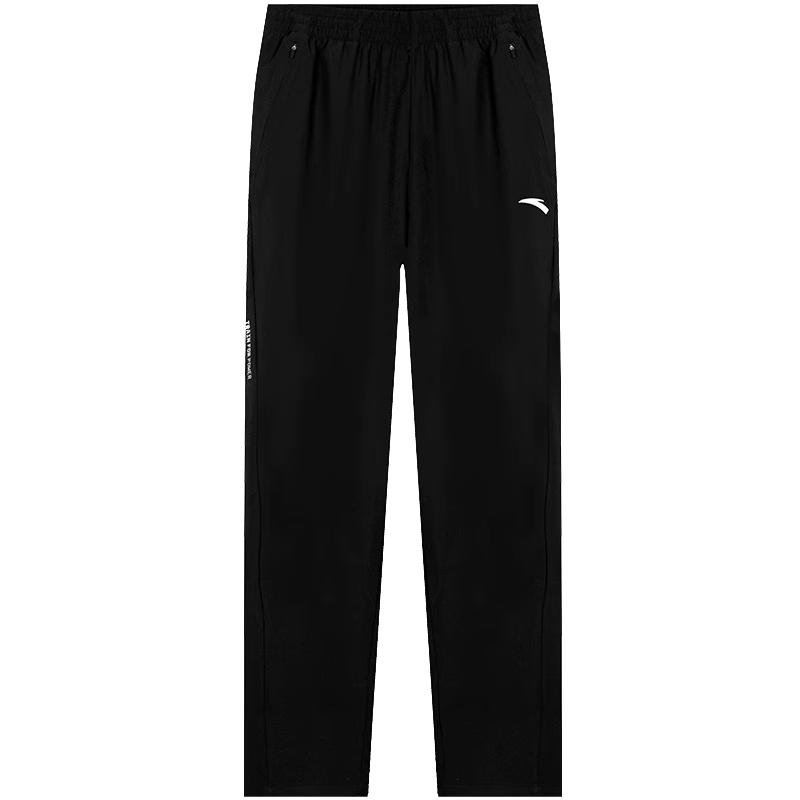 安踏冰丝男裤运动裤2025夏季新款品牌薄款透气百搭休闲长裤直筒裤