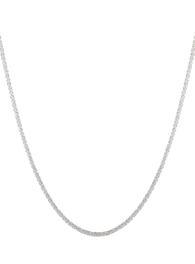 女满天星波光粼粼项链细素链