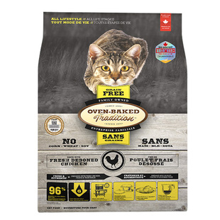 奢侈猫-加拿大OvenBaked奥云宝欧恩焙无谷低温烘焙猫粮主粮5/10磅