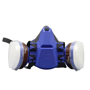 法贝德供气式防毒面具防尘口罩防工业粉尘喷漆头戴式液态硅胶面罩