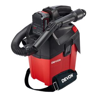 DEVON大有20V锂电吸尘器无线便携强力肩带工业除尘电动工具4713