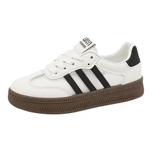 厚底德训鞋女2026新款春夏爆款复古阿甘鞋透气轻便板鞋休闲小白鞋