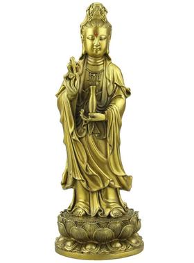 纯铜佛像西方三圣观世音菩萨