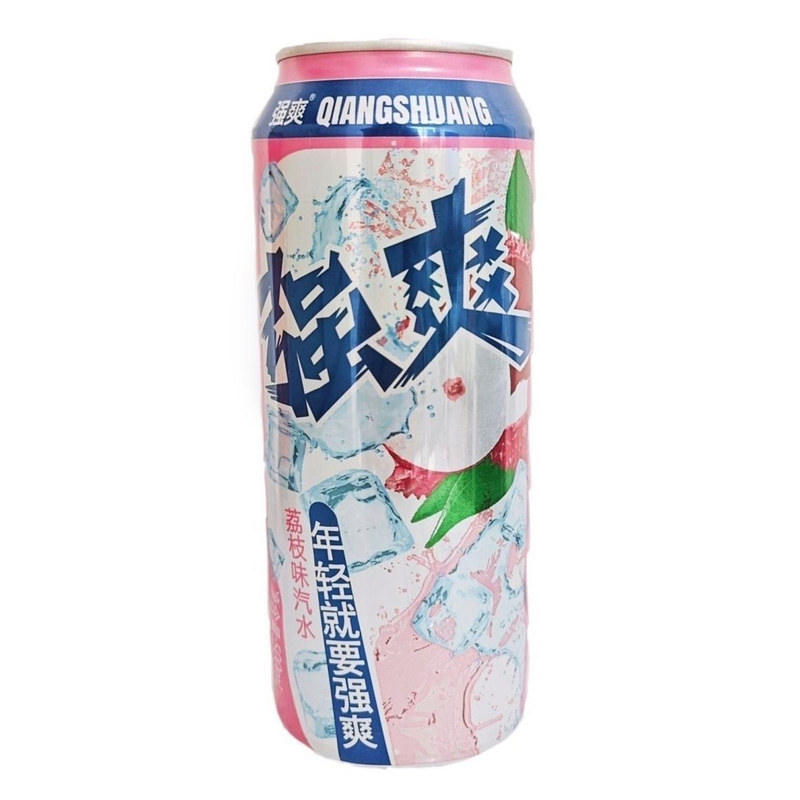 强爽碳酸饮料汽水500ml汽水饮料冰爽畅饮品橙蜜味荔枝味解腻饮料