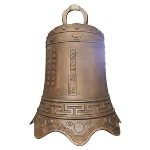 大型纯铜吊钟雕塑 铸铜撞钟敲钟声音洪亮寺庙黄铜大钟景区铸铁钟