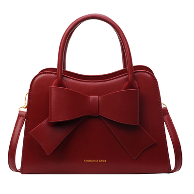 欧芭莎轻奢小众红色新娘结婚包