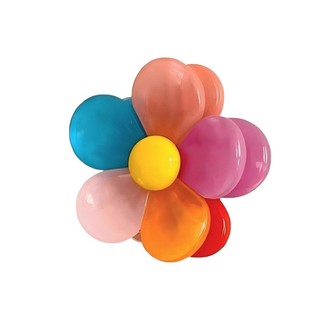 花朵旋转磁吸封口夹家用厨房包装袋防潮湿密封夹创意高颜值冰箱贴