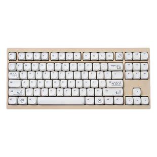 BeeFun 沙丘猫机械键盘键帽米白大全套PBT热升华MOA高度适配61/65