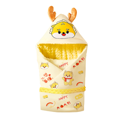 婴儿包被秋冬加厚纯棉新生儿抱被