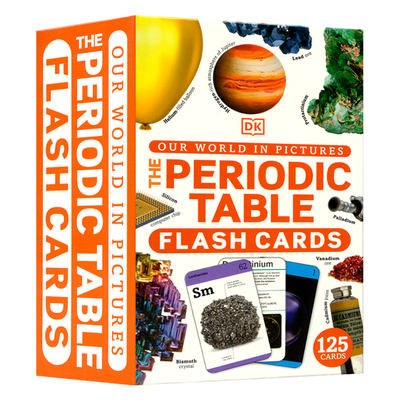 Our World in Pictures The Periodic Table Flash Cards DK闪卡 元素周期表 儿童英语趣味科学 STEM思维培养读物 英文原版进口