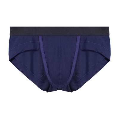 莫代尔凸囊袋青年白色男士内裤