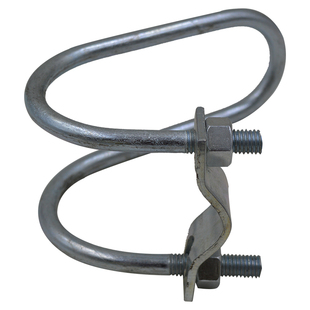 母猪限位栏产床配件大全十字U型卡子卡扣保育床碰锁猪圈门扣管卡