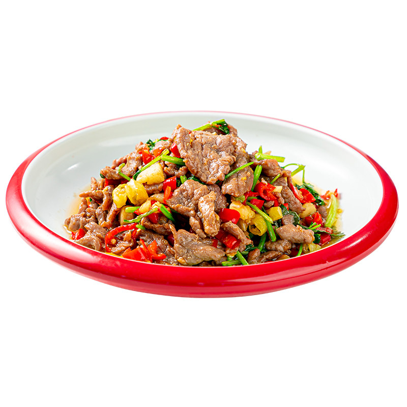 肴之林小炒黄牛肉225g湘菜半成品免切免腌预制菜餐饮商用快手菜