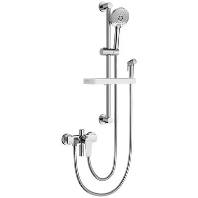 箭牌淋浴花洒套装家用洗澡精铜