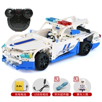 Белая полицейская машина, дистанционное управление, 430 шт