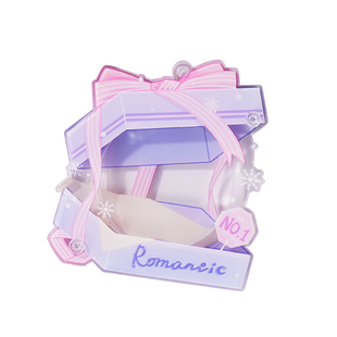 绿光派对谷美系列雪之礼盒吧唧砖展示盒挂件收纳装饰徽章夹子摆件