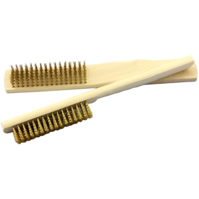 木柄文玩钢丝刷金刚文玩清洁污