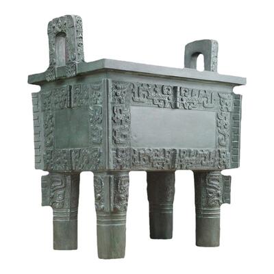 摆件青铜鼎酒店大厅装饰公司乔迁