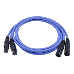 Mps发烧级XLR平衡音频线卡侬卡农公对母麦克风话筒信号音响连接线