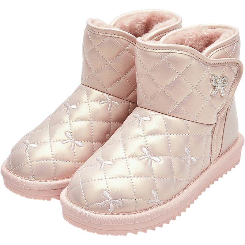 巴拉巴拉女童雪地靴宝宝鞋子冬季