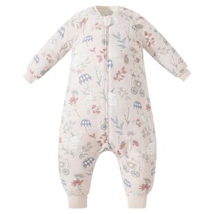 Griny【轻羽】婴儿睡袋春秋宝宝六层竹棉纱布四季通用秋冬防踢被