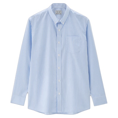 长袖衬衫Giordano纯棉尖领