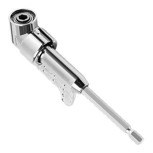 批头拐角器105度死角螺丝刀批头加长连接杆万向螺丝刀转角器转弯