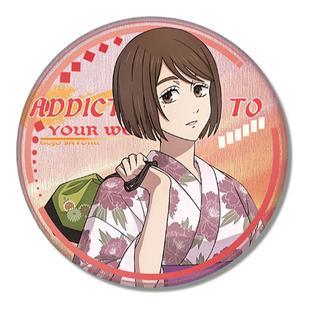 2024新款咒术回战双闪徽章家入硝子758mm吧唧胸针卡通动漫展周边