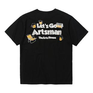 明星同款GOOZI MADE 重磅白色短袖T恤男夏季2026新款男款男生上衣