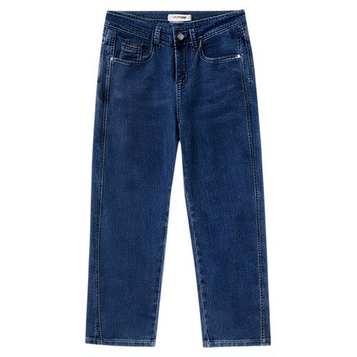 哈伦牛仔裤女大码胖妹妹宽松2024新款高腰遮胯显瘦百搭老爹萝卜裤