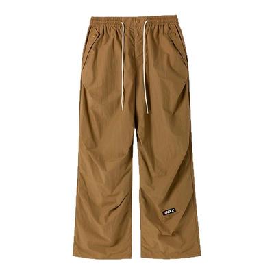 【INXX】潮流个性伞兵裤子男女休闲褶皱运动工装裤宽松阔腿长裤