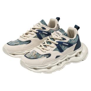 森马春季男鞋2026新款网面爆款老爹鞋子男款时尚潮流男士休闲鞋W