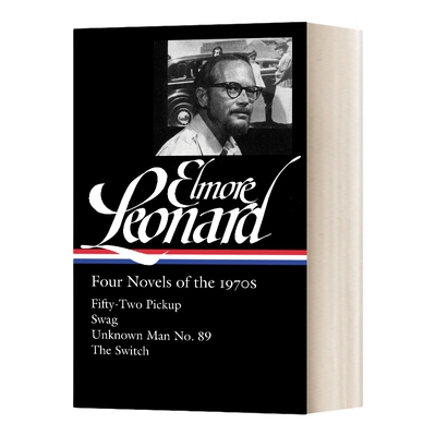 英文原版 精装小说 Elmore Leonard Four Novels of the 1970s 埃尔莫 伦纳德 二十世纪七十年代的四部小说 英文版 进口英语 书籍