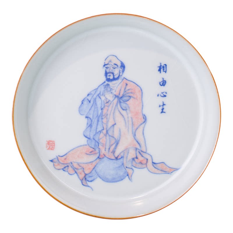 善窑厂复古陶瓷壶承茶台
