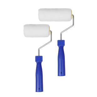 油漆乳胶漆滚刷羊毛滚筒刷涂料细毛滚筒刷刷墙工具49寸小滚筒刷子