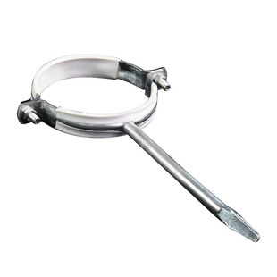 铁镀锌包胶吊码管卡管码夹箍pvc排水胶管夹固定支架加厚50 75 110