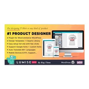 Lumise WooCommerce产品自定义设计WordPress插件
