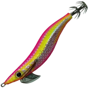 台湾墨将三代鱿鱼钩木虾路亚夜光UV紫外線响珠假饵海钓大尾鱿EGI