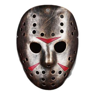 杰森面具cos杀人狂魔 万圣节化装道具影视弗莱迪大战杰森面具树脂