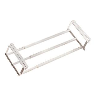 柜内鞋架分层隔板可伸缩收纳架柜子内隔层整理板分隔架收纳置物架