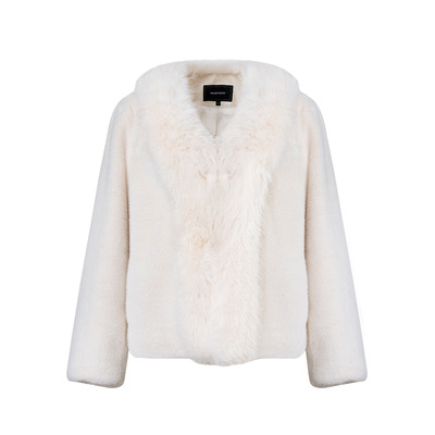 【贵雅日常-商场同款】MAXRIENY重工毛领优雅气质外套秋冬新款