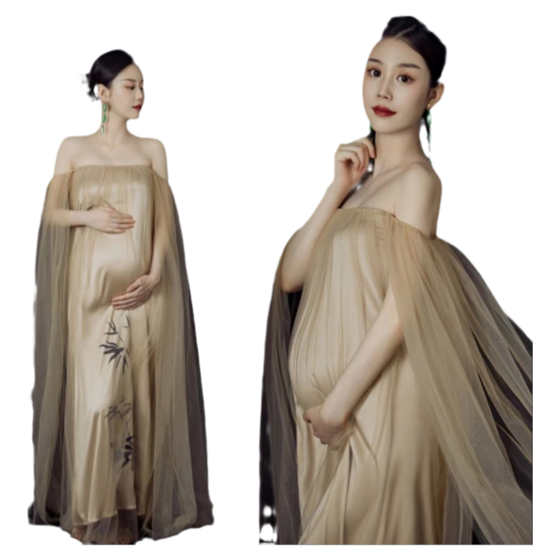 孕妇照摄影服装古风礼服