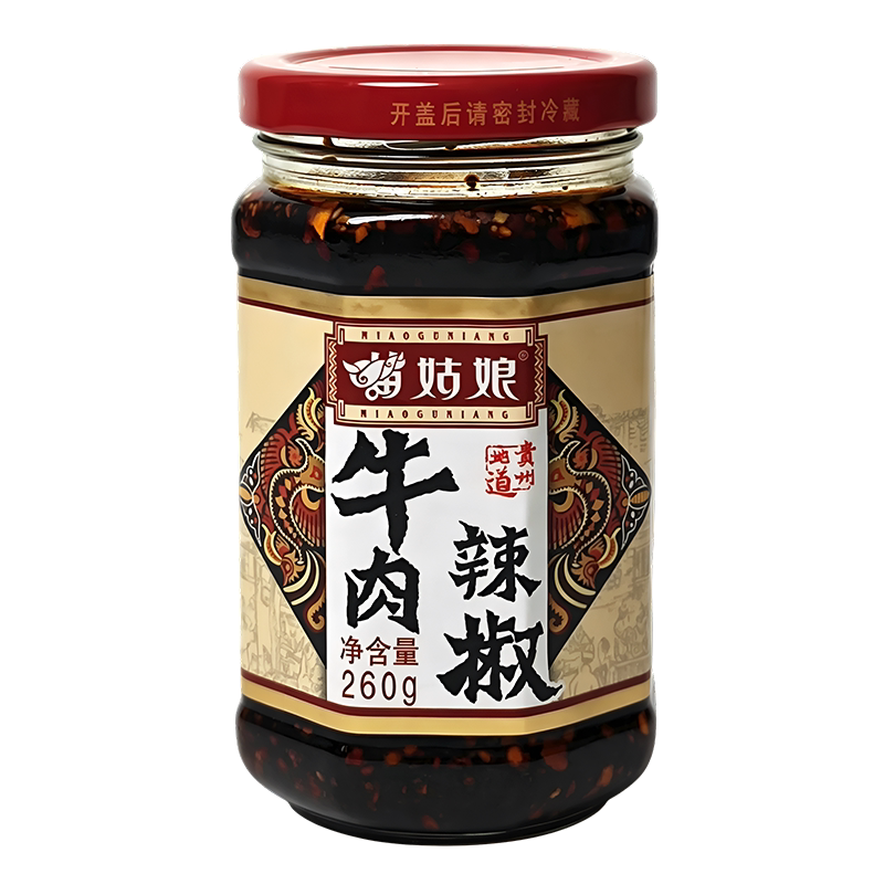苗姑娘牛肉油辣椒260g