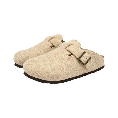 UBZ羊毛毡包头一脚蹬勃肯拖鞋