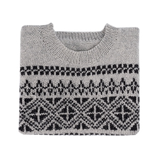 回归线 悸动星芒背心 100%羊毛线手工diy编织背心材料包送图解