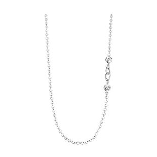 白岚锤纹圆片多用链眼镜链925银小众设计感轻奢配饰项链女XL4799